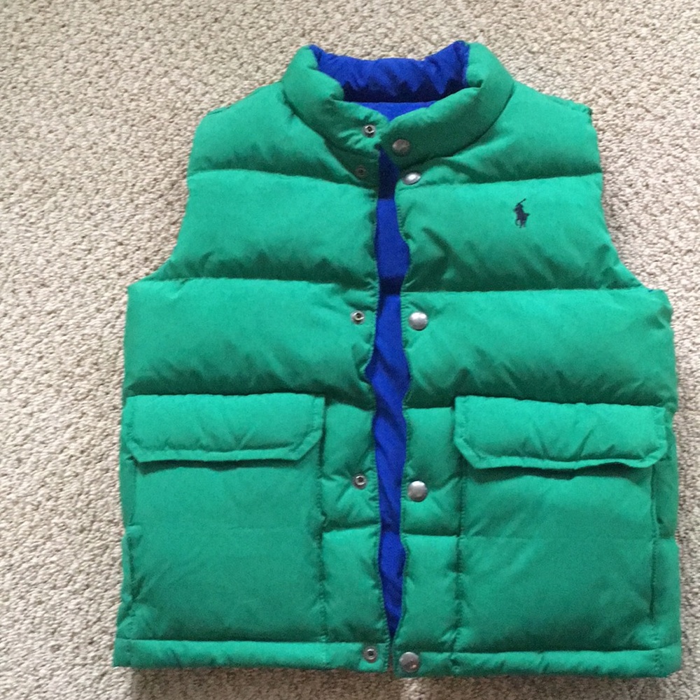 Polo by Ralph Lauren boys reversible down vest